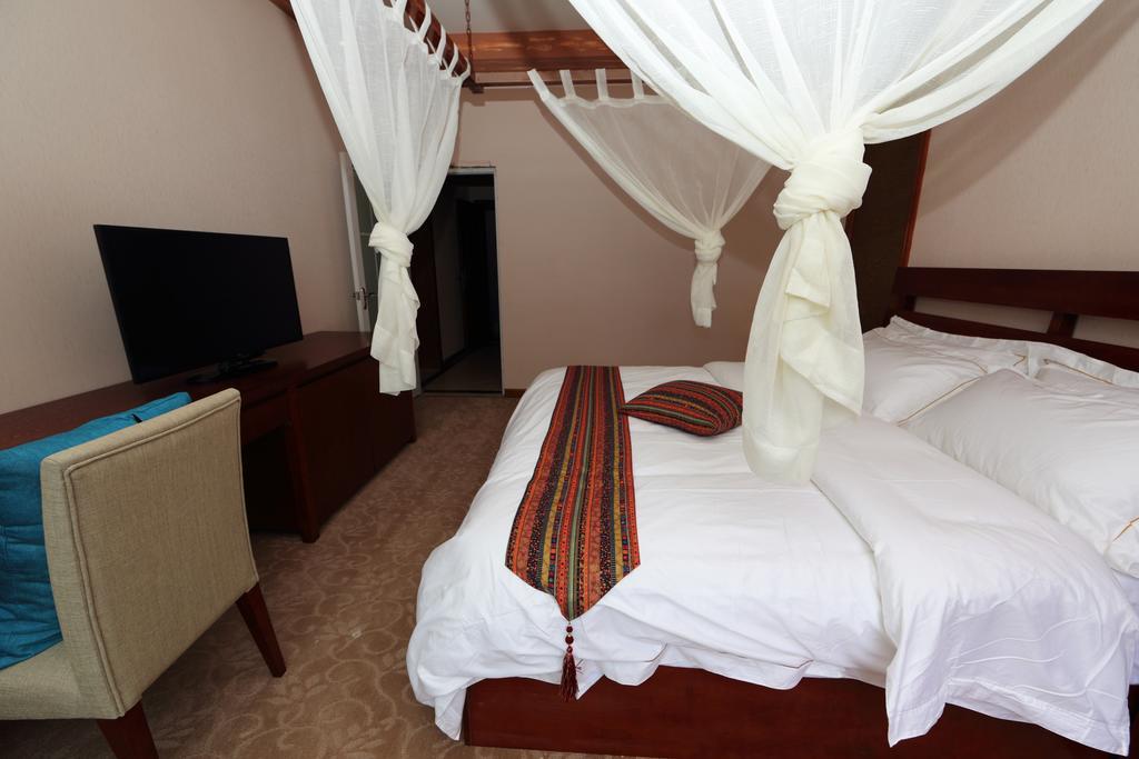 Panshan Tingquan Tuwo Holiday Resort Lạc Sơn Phòng bức ảnh