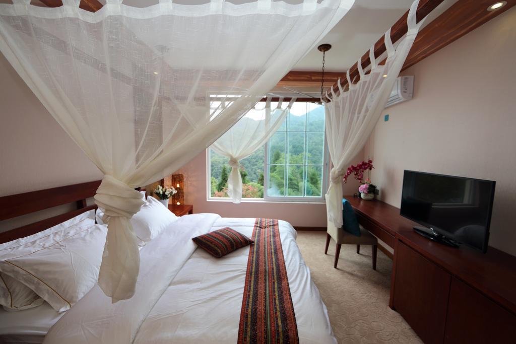 Panshan Tingquan Tuwo Holiday Resort Lạc Sơn Phòng bức ảnh