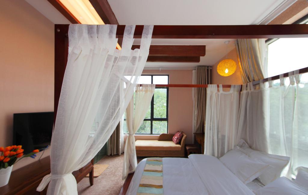 Panshan Tingquan Tuwo Holiday Resort Lạc Sơn Phòng bức ảnh