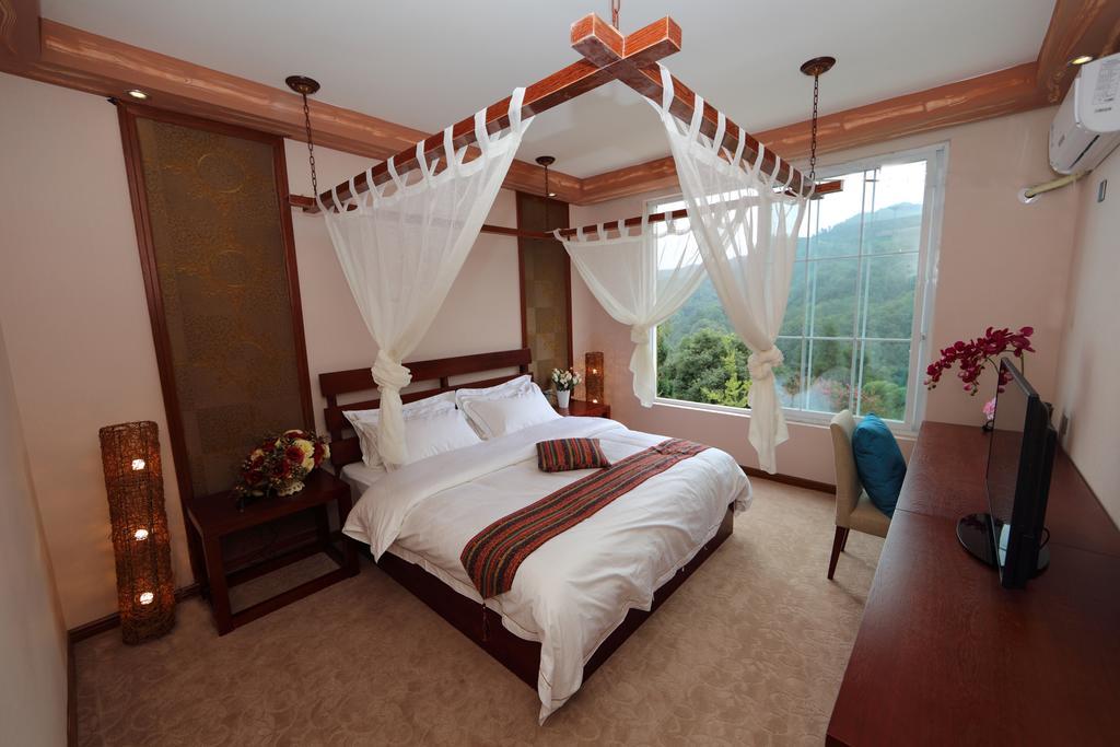Panshan Tingquan Tuwo Holiday Resort Lạc Sơn Phòng bức ảnh