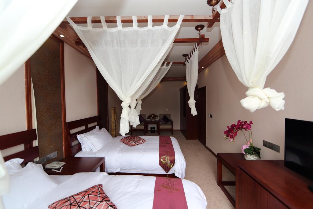 Panshan Tingquan Tuwo Holiday Resort Lạc Sơn Phòng bức ảnh