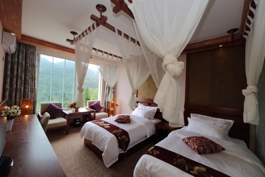 Panshan Tingquan Tuwo Holiday Resort Lạc Sơn Phòng bức ảnh